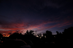 日が暮れるのが早くなりました