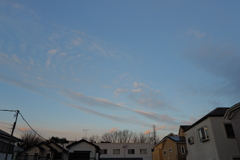 Clouds in the late afternoon 