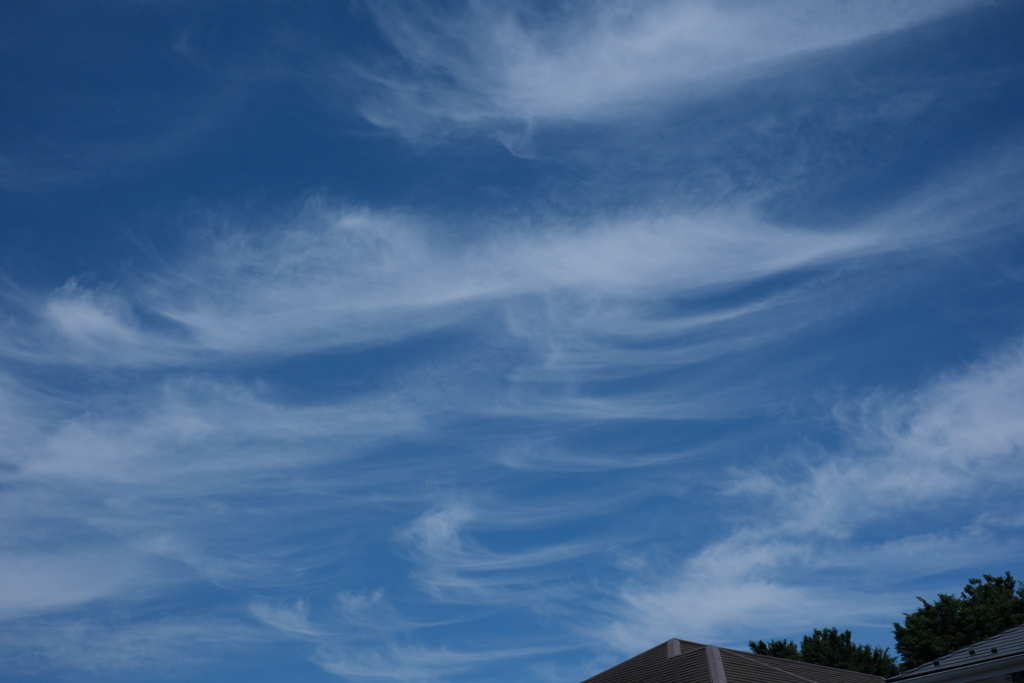 Unique shapes of clouds 