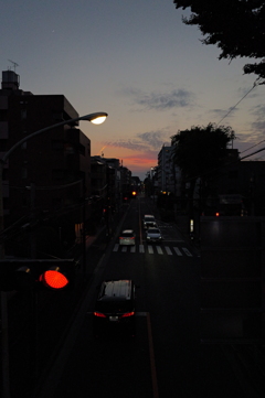 今日の夕暮れ