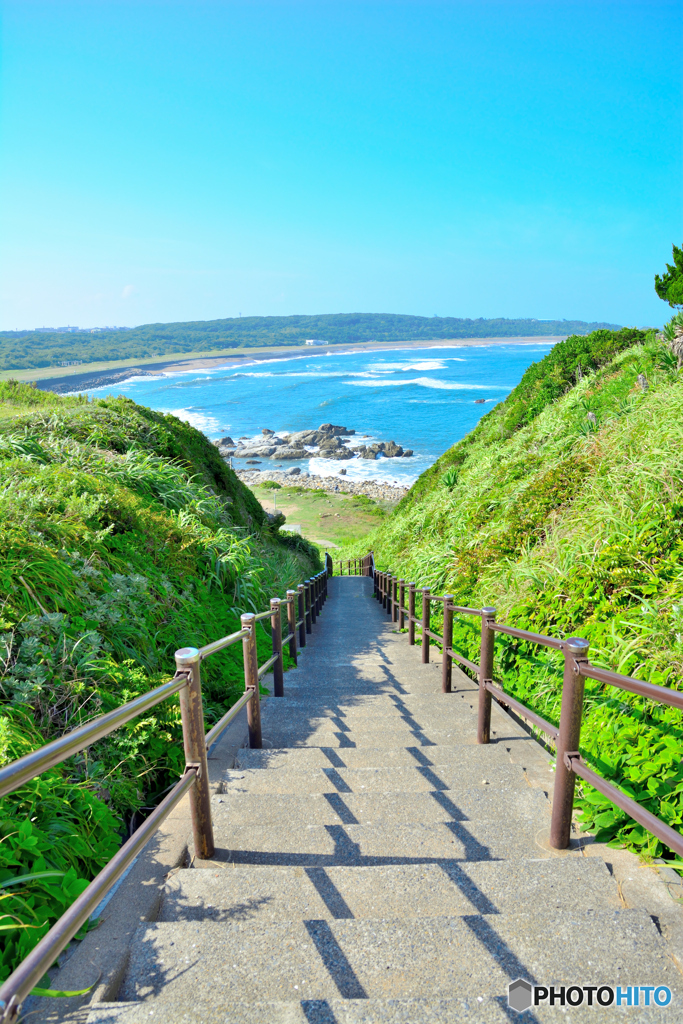海に続く階段