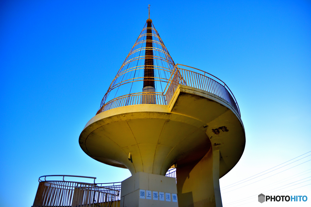 夕暮れの九十九里浜