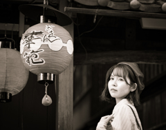 モノクロポートレート