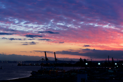 川崎マリエン 夕焼け