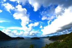 伊根湾の空
