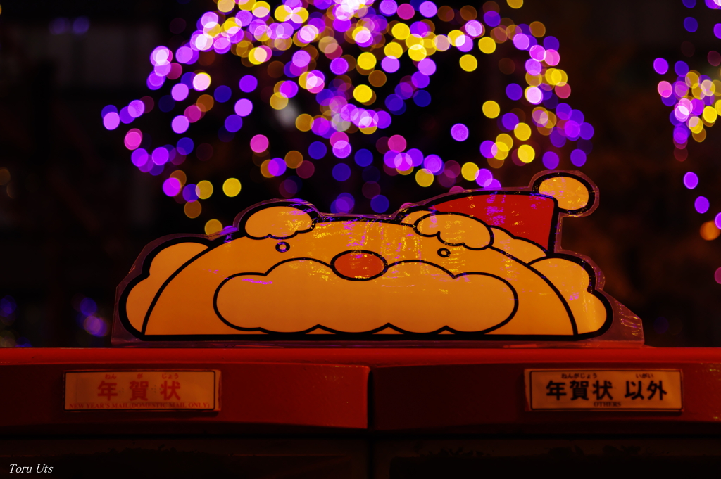 ポストのサンタ♪