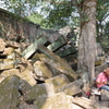カンボジア アンコール遺跡 タ・プローム 画家