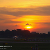 チャンギ国際空港　夕景