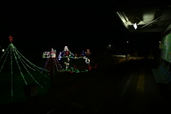 中野駅のイルミネーション