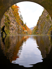 峡谷の秋へ