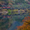 秋の第一渡良瀬川橋梁