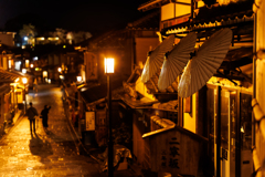 Night view of Ninenzaka