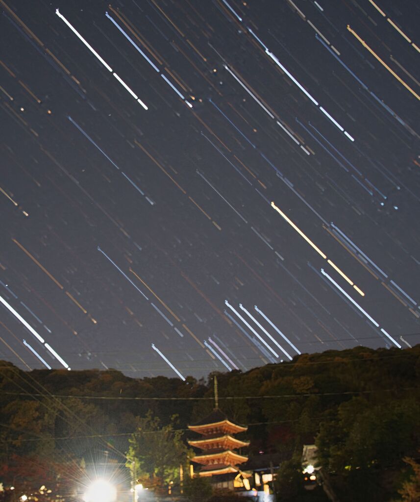 夜明け前のスタートレイル
