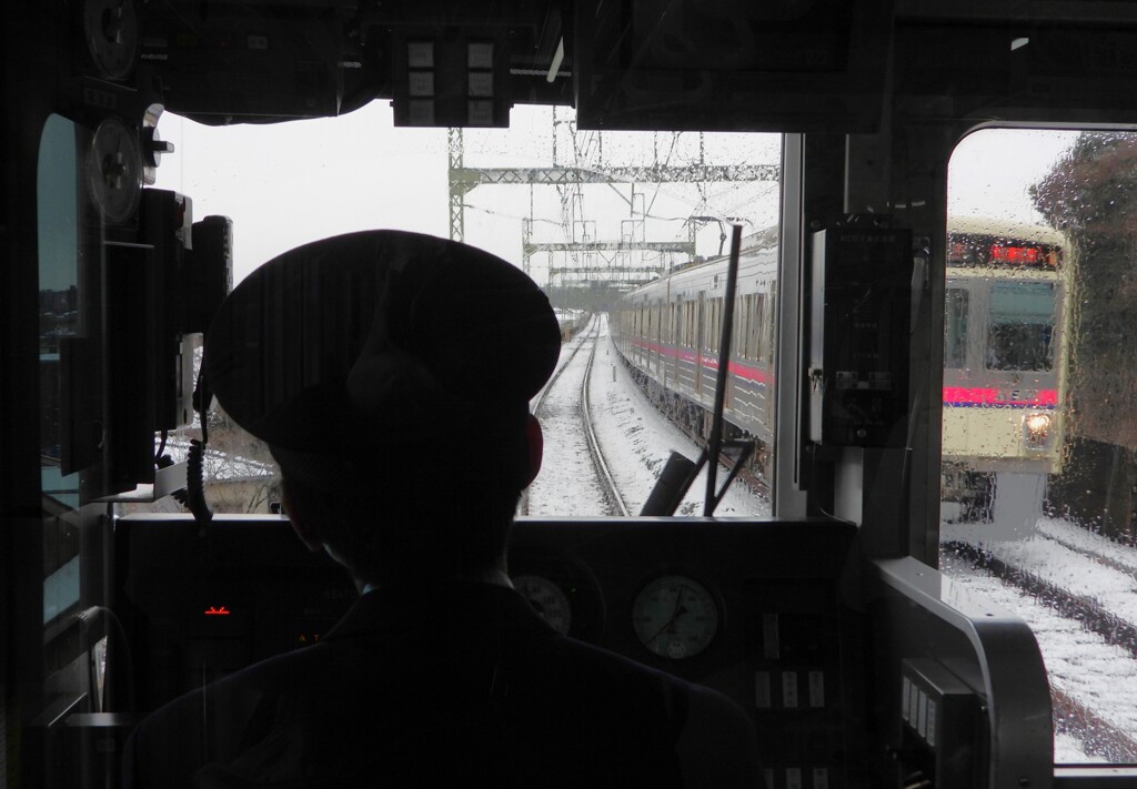 電車で帰宅