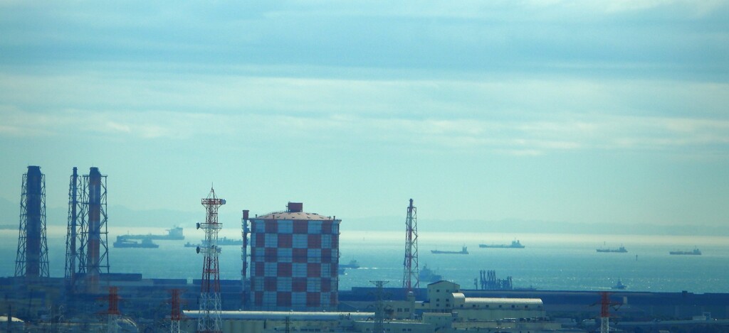 海芝浦駅沖