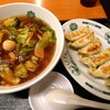 五目あんかけラーメン＋餃子