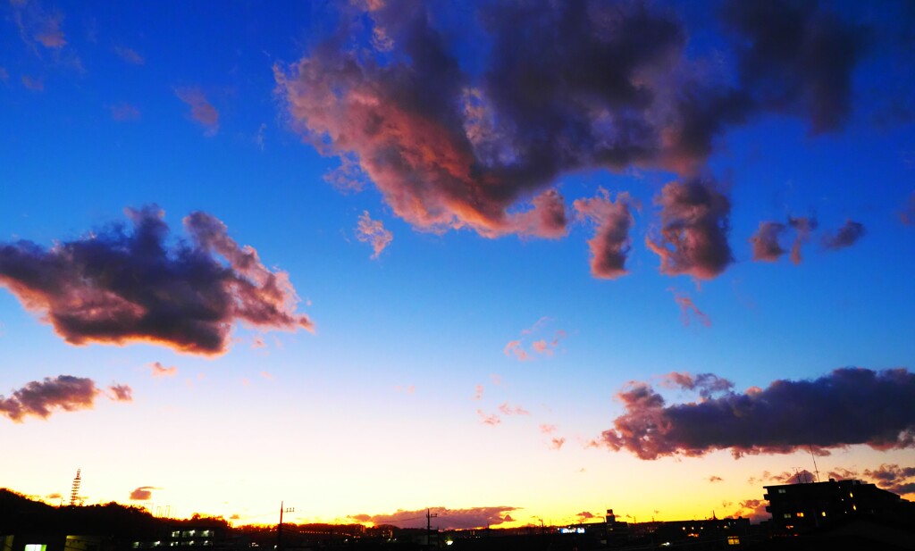 2024 大晦日の夕暮れ