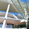 幾何学的な設計のプラザ