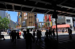陸橋下