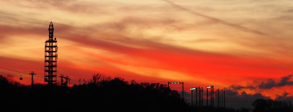クリスマスの夕焼け