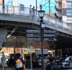 甲州街道の陸橋から