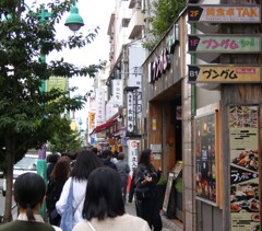 混んでます