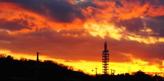 2日の夕焼け