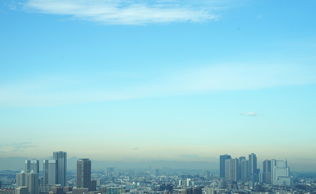 高層マンションの街