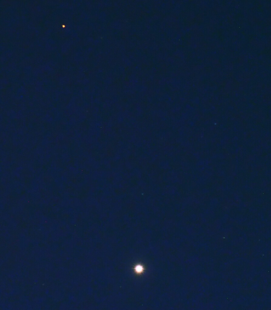 金星と土星の接近