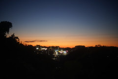 近所の夜空