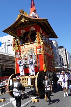 京都祇園祭り　山鉾巡行　長刀鉾