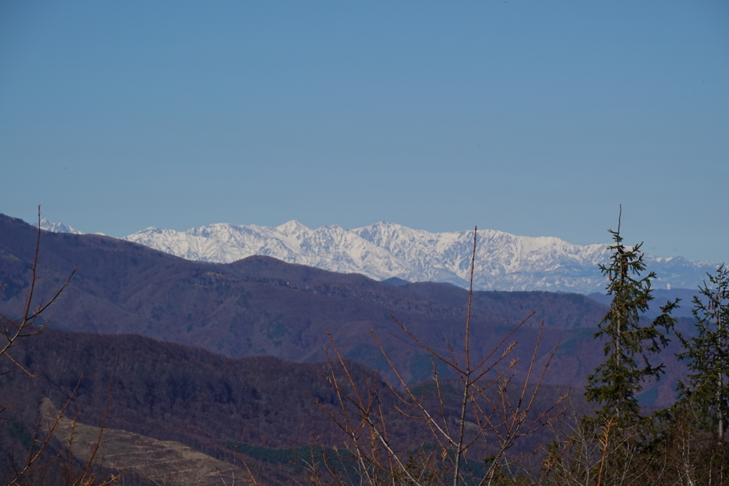 私達　白馬槍ヶ岳2,903m や 白馬岳2,932m です。