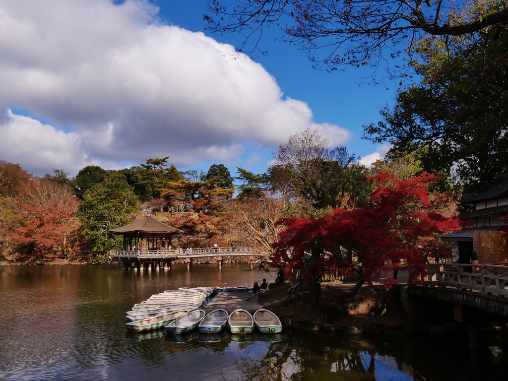 古都奈良紅葉・浮見堂2