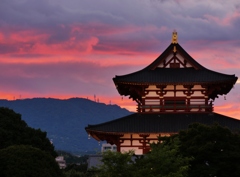 大極殿夕景