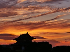 平城京の夕焼け 1