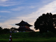 朱雀門夕景 1