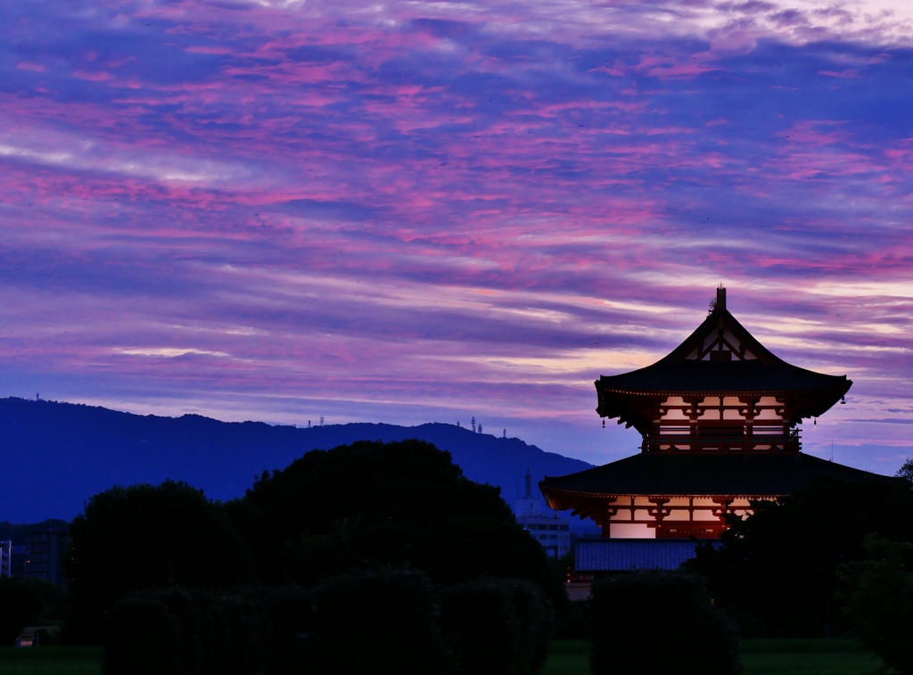 夕焼けの大極殿 1