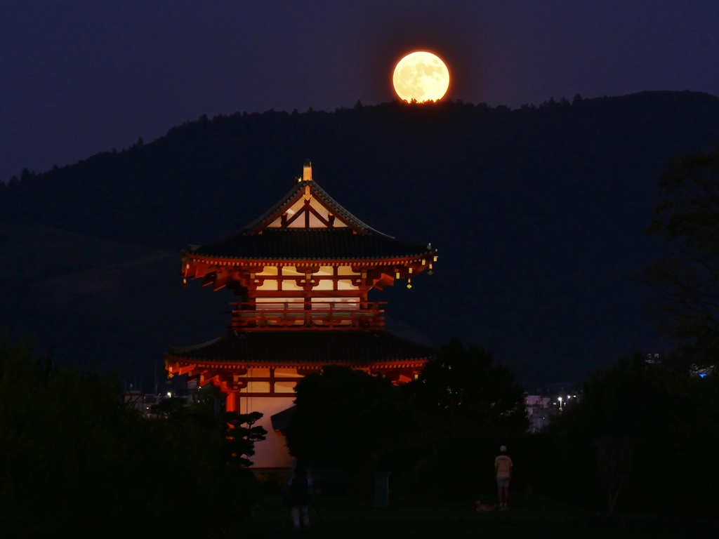 平城京・中秋の名月 1