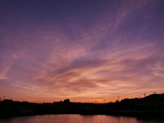 残照の夕空1