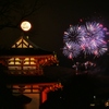 奈良公園バースデー花火4