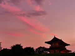夕焼けの朱雀門 1