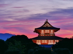 夕焼けの大極殿 1