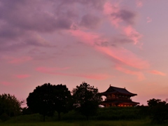 夕焼けの朱雀門 3