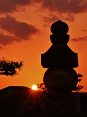 奥の院夕景2
