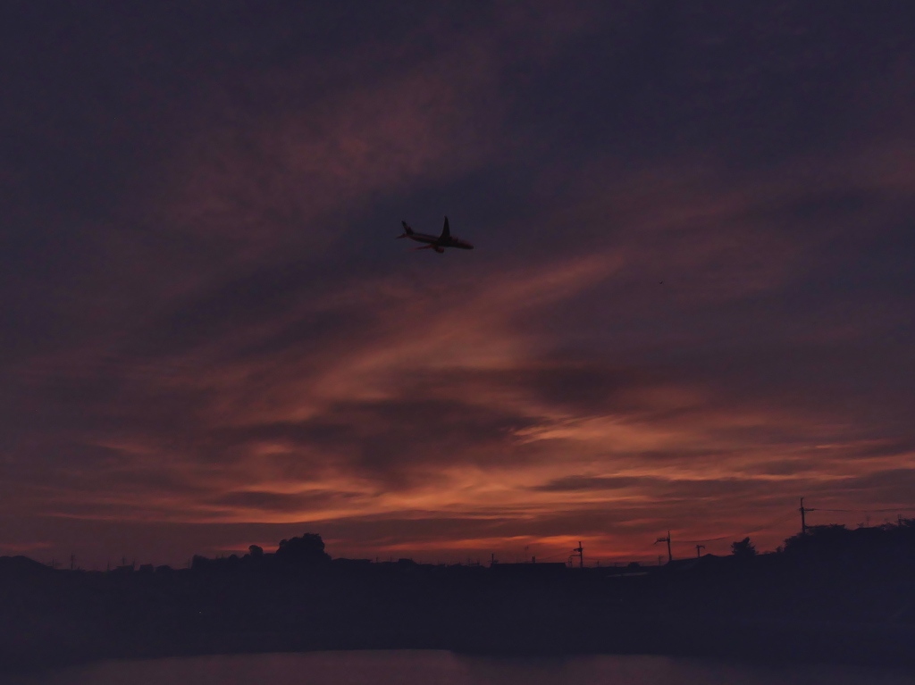 残照の夕空3