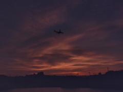 残照の夕空3