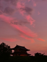 夕焼けの朱雀門 2