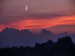 夏の夕空