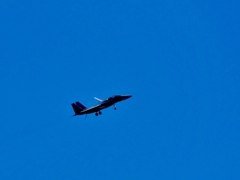 古都奈良の上空に・・。