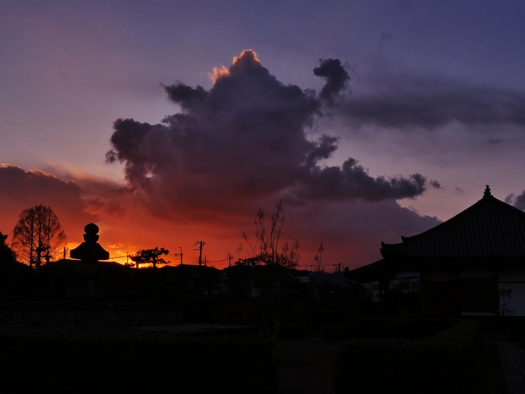 奥の院夕景2